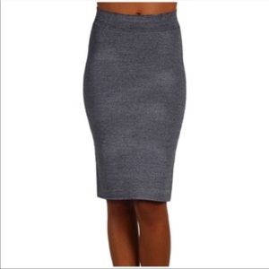 BCBG MAXAZRIA “slater” pencil skirt sz S GRAY/GREY